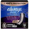 Always Discreet Boutique Adult Incontinence & Postpartum Pads For Women, Size 5, Heavy Long Abondant longues, 28 Count x 3 Packs (84 Count total) (Packaging May Vary) view 1