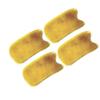 ARTIBETTER 4Pcs Buffalo Horn Massage Boards Gua Sha Scraping Tools for Wellness Relaxation 3.74X2.12 Inch Back and Body Massagers view 3