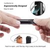 2 Pack Small Pocket Pill Box Keychain, Portable Mini Aluminium Alloy Pill Organizer Case Container for Purse, Waterproof Metal Pill Holder Medicine Bottle for Outdoor Camping Travel (Black & White) view 4
