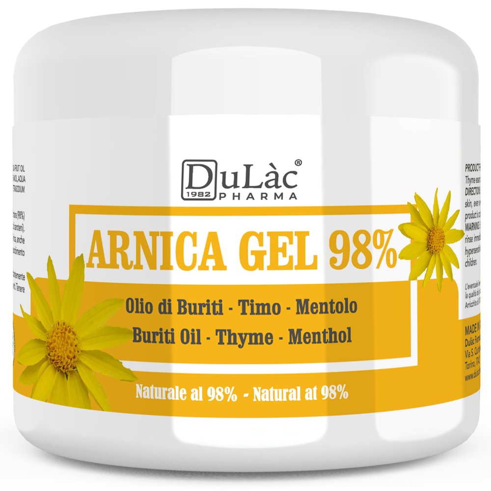 Dulac Arnica Body Massage Gel  Water-Based Cosmetic Massage Gel with Arnica Montana, Fast-Absorbing Lightweight Texture, Non-Greasy Feel, Dermatologically Tested, 16.9 fl oz