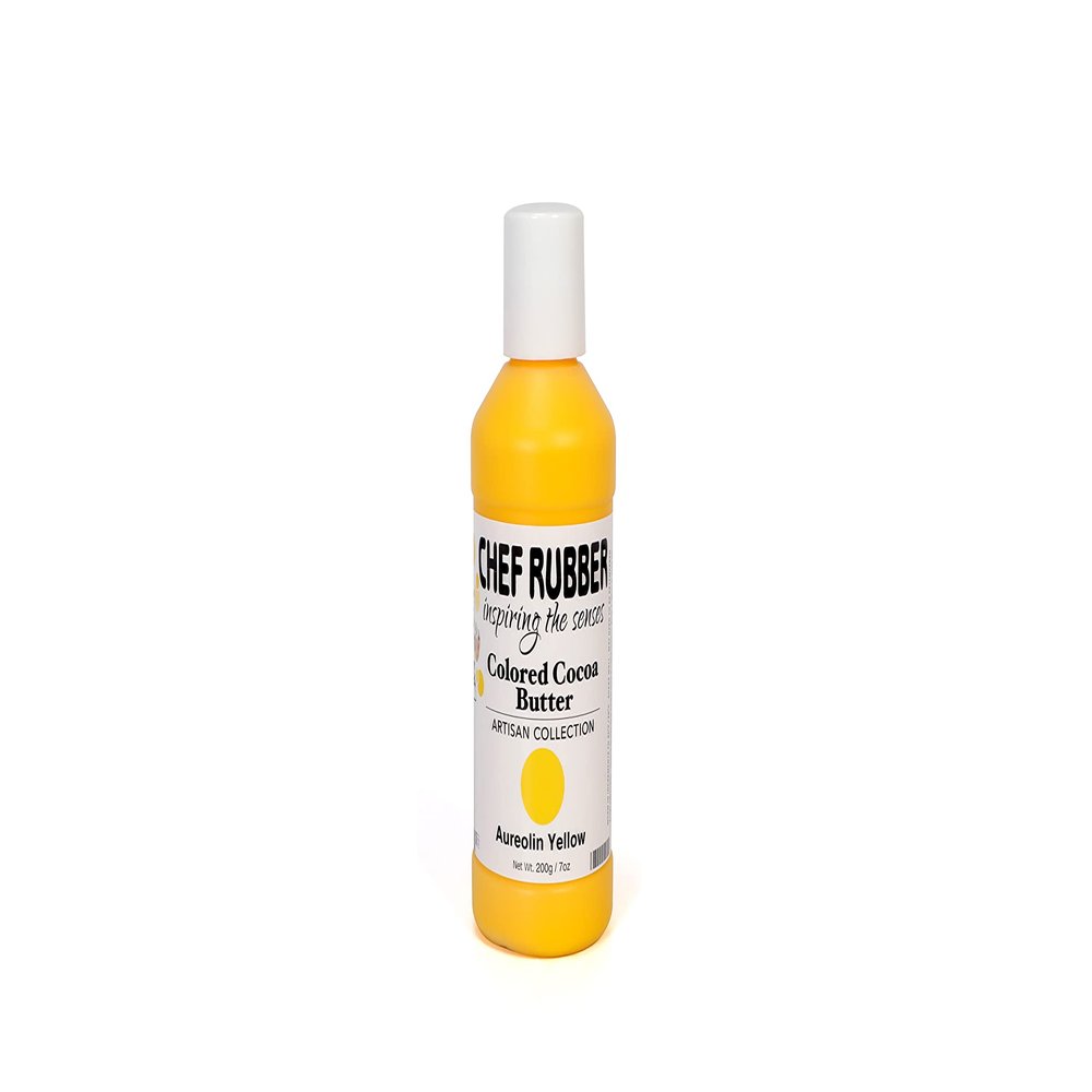 Chef Rubber Aureolin Yellow Colored Cocoa Butter
