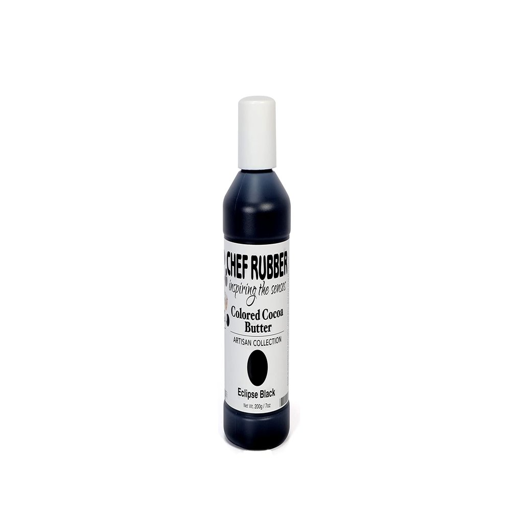 Chef Rubber Eclipse Black Colored Cocoa Butter
