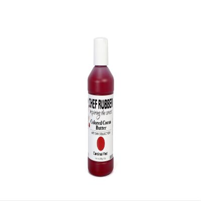 Chef Rubber Cardinal Red Colored Cocoa Butter