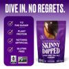 SkinnyDipped Super Dark Chocolate + Sea Salt Almonds, Vegan, Healthy Snack, Plant Protein, Gluten Free, 3.5 oz Resealable Bags, Pack of 5 view 3