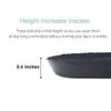 0.4 Inch 2 Left or Right Full Length Insoles Balancer and Additional Cushion Pad for Leg Length Discrepancy (2 Lefts(Small)) view 4