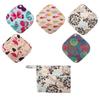 5 Cloth Menstrual Pads 1 Wet Bag XS Panty Liners Reusable Washable (Silver Foliage, XS Panty Liners) view 1