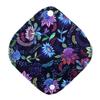 5 Cloth Menstrual Pads 1 Wet Bag XS Panty Liners Reusable Washable (Retro Floral, XS Panty Liners) view 3