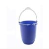 Buckets ECO-Plastic, 3 Pack Made in U.S.A. Ergonomic Bottom and handling 2,3 Gallon. Blue Color. view 1