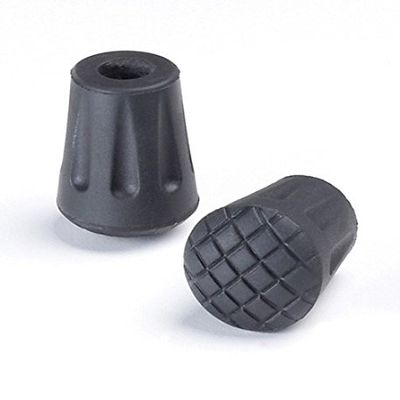 100x Walking Frame FERRULES Stick END Rubber Protector CAPS 11mm 7/16"
