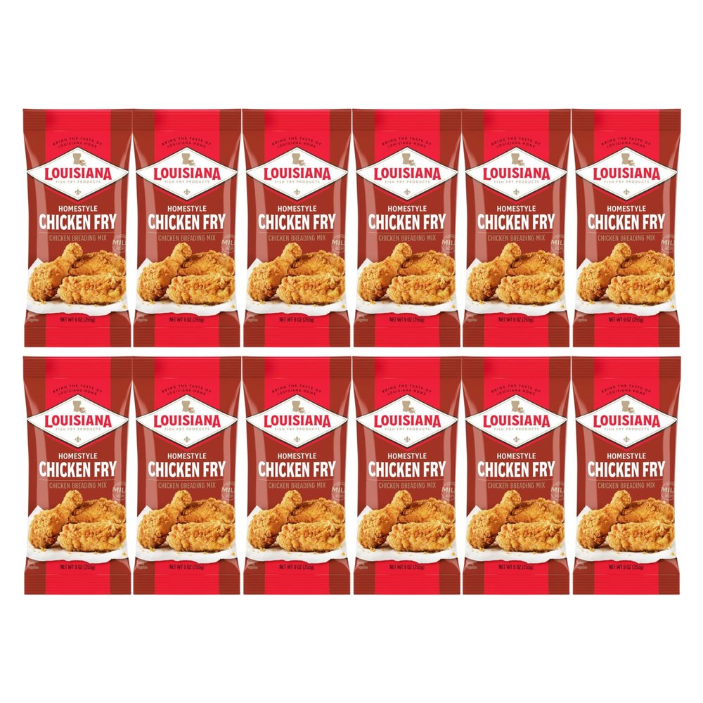 Louisiana Fish Fry, Homestyle Chicken Fry, 9 oz (Pack of 12)