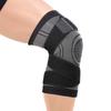 Knee Brace Support for Men Women Knee Compression Sleeve Non-Slip for Running, Hiking, Soccer, Basketball for Meniscus Tear Arthritis ACL Single Wrap (L(15.7''-17.7''),Single Grey) view 2