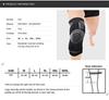 Knee Brace Support for Men Women Knee Compression Sleeve Non-Slip for Running, Hiking, Soccer, Basketball for Meniscus Tear Arthritis ACL Single Wrap (L(15.7''-17.7''),Single Grey) view 4