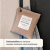 Moso Natural Air Purifying Bag 200g (5 Pack) A Scent Free Odor Eliminator for Cars, Closets, Bathrooms, Pet Areas. Premium Moso Bamboo Charcoal Odor Absorber (Natural Beige) view 4