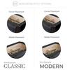 CASE ELEGANCE Monogrammed Octodor Large Black Piano Finish Glass Top Cedar Humidor with Digital Hygrometer, Humidification System, and Accessory Drawer - Holds (50-100 Cigars) view 3