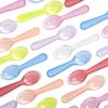 Extra Sturdy, BPA Free 100ct Plastic Tasting Spoons. Disposable Mini Tasters for Small Sampling or Individual Portions of Ice Cream, Sauces and Appetizers. Great for Food Trucks, Parties and Events. view 1