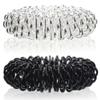 Blulu 30 Pieces Spiky Sensory Finger Rings, Spiky Finger Ring Acupressure Ring Set for Teens, Adults, Silent Stress Reducer and Massager (Black, Green, Silver) view 3
