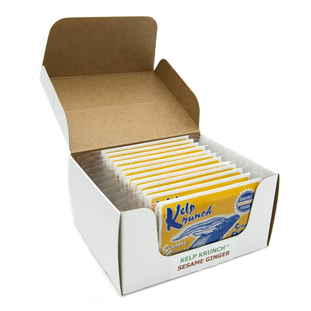 Kelp Krunch Sesame Ginger - Organic - CASE (12 Krunch Bars)