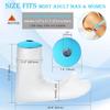 Asunby Cast Covers for Shower Arm Adult Waterproof Long full Protector Cover Soft Comfortable Watertight Seal to Keep Wounds Dry Bath Bandage Broken Hand,Wrist,Finger,Elbow Reusable Durable view 4