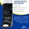 Brace Direct CAM Walker Fracture Boot Short - Lightweight Walking Boot for Foot & Ankle Injuries, Sprains & Stress Fractures - Doctor-Recommended (Mens 1112.5 / Womens 1213.5) view 2