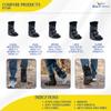 Brace Direct CAM Walker Fracture Boot Short - Lightweight Walking Boot for Foot & Ankle Injuries, Sprains & Stress Fractures - Doctor-Recommended (Mens 1112.5 / Womens 1213.5) view 3