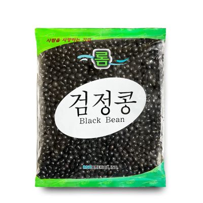 ROM AMERICA Korean Black Beans with Yellow Kernel  - Vegan, Vegetarian, Gluten Free, Healthy Superfood - 2 Pound (Pack of 1)