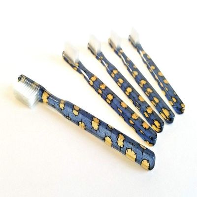10-PACK New FUN Blue Cactus Vintage Toothbrushes By Alan Stuart of New York