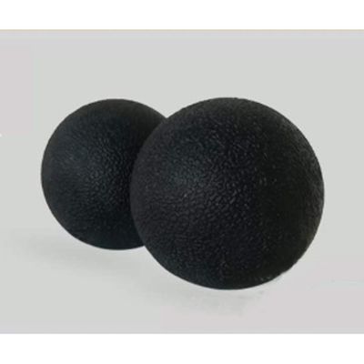 EliteShine Double Lacrosse Massage Ball for Myofascial Trigger Point Release & Deep Tissue Massagefor Physical Therapy, Muscle Relaxer, Acupoint Massage (Material: TPE, Black)