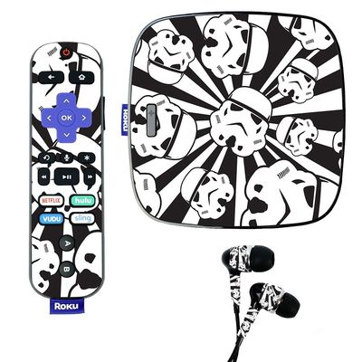 MightySkins Skin for Roku Ultra - Trooper Storm | Protective, Durable, and Unique Vinyl Decal wrap Cover | Easy to Apply, Remove, and Change Styles | Made in The USA