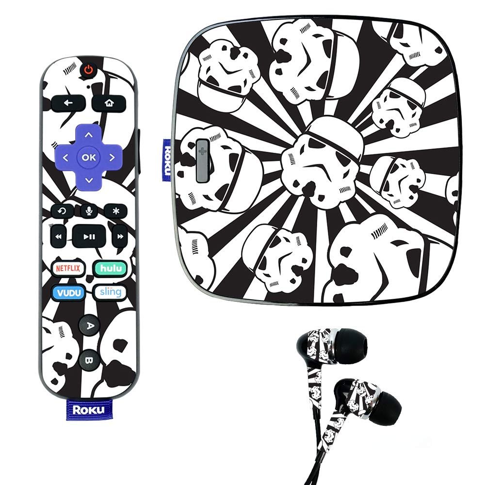 MightySkins Skin for Roku Ultra - Trooper Storm | Protective, Durable, and Unique Vinyl Decal wrap Cover | Easy to Apply, Remove, and Change Styles | Made in The USA