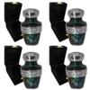 Supernova Galaxy Keepsake Urns for Human Ashes with Velvet Gift Box for Cremation Keepsakes for Ashes - Small Cremation Urn and Small Keepsake Urn Set of 4 view 1