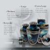 Supernova Galaxy Keepsake Urns for Human Ashes with Velvet Gift Box for Cremation Keepsakes for Ashes - Small Cremation Urn and Small Keepsake Urn Set of 4 view 4