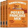 Manischewitz Potato Pancake Mix 6oz (3 Pack) Gluten Free, No MSG, Traditional Style Potato Latke Mix view 1