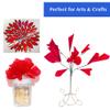 FIESTA WRAPS 150 Red Cellophane Sheets 8 x 8 in - Red Cellophane Paper - Transparent Paper for Crafts - Colored Saran Wrap - Cello Wrapping - Colored Cello Sheets view 3