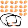 2 Banded Ear Plugs with 10 Pairs of Replacement Pods - Reusable Shooters Ear Protection for Mowing Shooting Construction Hunting - Washable Gun Range Hearing Protection Ear Plugs for Noise Reduction view 1