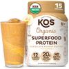 KOS Organic Plant Based Protein Powder, Chocolate Peanut Butter - Delicious Vegan Protein Powder - Keto Friendly, Gluten Free, Dairy Free & Soy Free - 15 Servings view 1