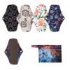 5 Cloth Menstrual Pads 1 Wet Bag M Panty Liners Reusable Washable (Solar System, M Panty Liners) view 1