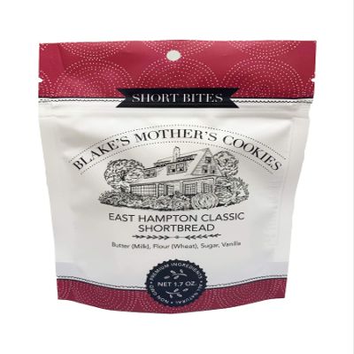 BLAKE'S MOTHER'S COOKIES SHORT BITES - LIGHT - CRUNCHY - BUTTERY (East Hampton Classic, 5 Bags)