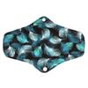 5 Cloth Menstrual Pads 1 Wet Bag M Panty Liners Reusable Washable (Ink Splatter, M Panty Liners) view 2