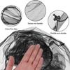 HESTYA 4 Pack Mosquito Net Face Mesh Protecting Net for Outdoor Hiking Camping Climbing Mosquito Fly Insects Preventing(Black, Gray) view 3