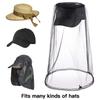 HESTYA 4 Pack Mosquito Net Face Mesh Protecting Net for Outdoor Hiking Camping Climbing Mosquito Fly Insects Preventing(Black, Gray) view 4