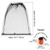 HESTYA 4 Pack Mosquito Net Face Mesh Net Protecting Head for Outdoor Hiking Camping Climbing Mosquito Fly Insects Preventing (Black, Gray,Big Size) view 2