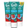 Tom's of Maine Natural Kid's Fluoride Free Toothpaste, Ages 2+, Silly Strawberry, 5.1 oz. 3-Pack (back in original formula) view 1