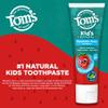 Tom's of Maine Natural Kid's Fluoride Free Toothpaste, Ages 2+, Silly Strawberry, 5.1 oz. 3-Pack (back in original formula) view 2