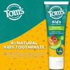 Tom's of Maine Kids Natural Toothpaste with Fluoride for Ages 2+, ADA Approved, Outrageous Orange Mango, 5.1 ounces (3 Pack) view 2