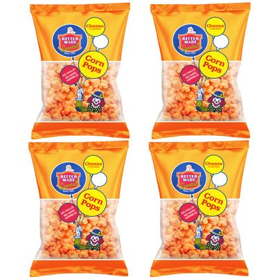 Better Made Special Cheese Flavored Corn Pops - (4) x 6oz Bags - (Pack of 4)