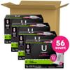 U by Kotex Balance Teen Ultra Thin Pads with Wings, Heavy Absorbency, 56 Count (4 Packs of 14) (Packaging May Vary) view 2