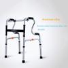 Lightweight Travel Walker Rollator Walker Toilet, Folding Medical Walker Aids Mobility (Height:74-92cm/29-36") view 3