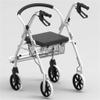 Deluxe Folding Rollator Walker Walking Mobility Aid, for Elderly Senior Disabled 4 Wheel Walker (4 Styles) view 2