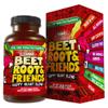 Hippie Farms Beet Root Capsules - Circulation, Heart-Healthy Energy - w Grape Seed Extract & Ginseng 60 Count Vegan view 1