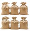 6-Pack of Premium Large Burlap Sack Bags | Set of 6 Pieces, each measuring 24 x 40 inches | Environmentally friendly, crafted from natural jute material | Constructed from 10-ounce burlap fabric. view 1